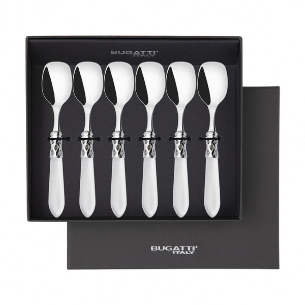 Aladdin Brilliant Ice Cream Spoons Set in gift box - clear