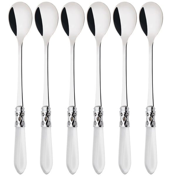 Aladdin Brilliant Ice Tea / Cocktail Spoon Set, Clear — Casa Bugatti