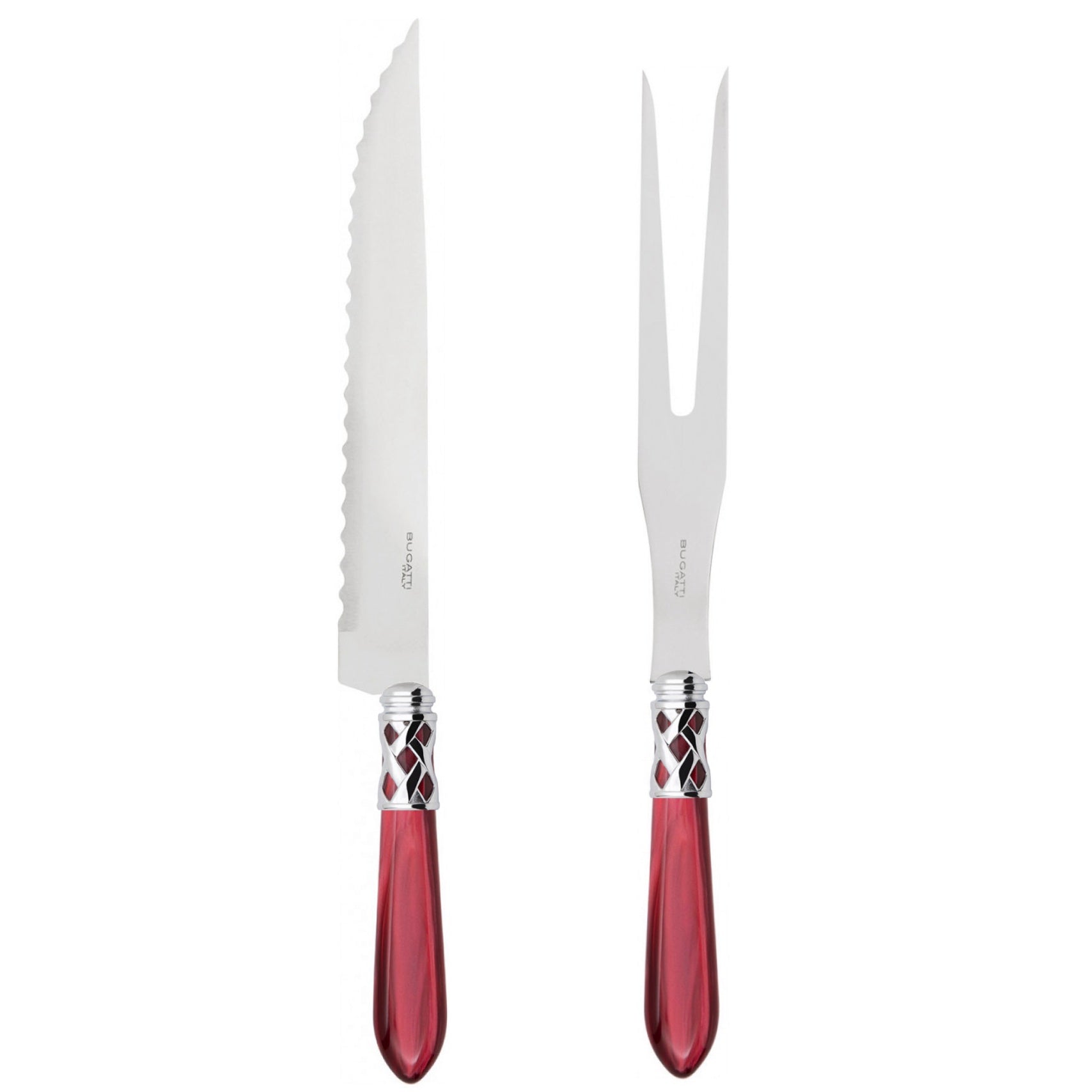 Aladdin Brilliant Roast Carving Set - Burgundy-Casa Bugatti USA