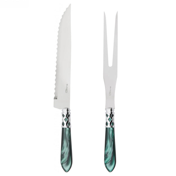 Aladdin Brilliant Roast Carving Set, Green — Casa Bugatti