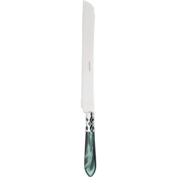 Aladdin Brilliant Long Cake Knife 32 cm (12.60 inch) - Green-Casa Bugatti USA