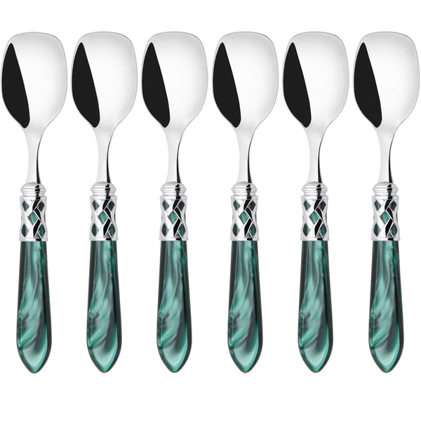 Aladdin Brilliant Ice Cream Spoons Set in gift box - Green-Casa Bugatti USA