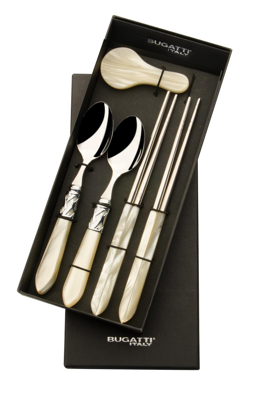 Aladdin Brilliant Chopticks set for 2, Ivory — Casa Bugatti