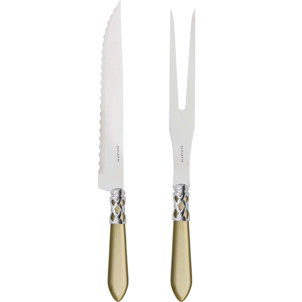 Aladdin Brilliant Roast Carving Set - Chartreuse Green-Casa Bugatti USA