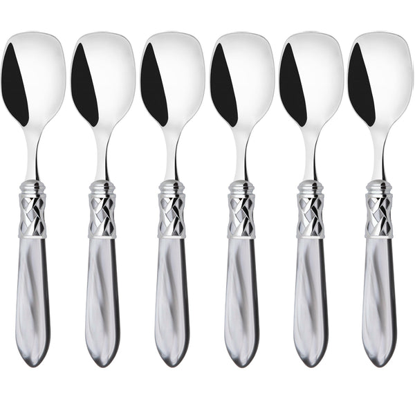 Aladdin Brilliant Ice Cream Spoons Set, Gray — Casa Bugatti