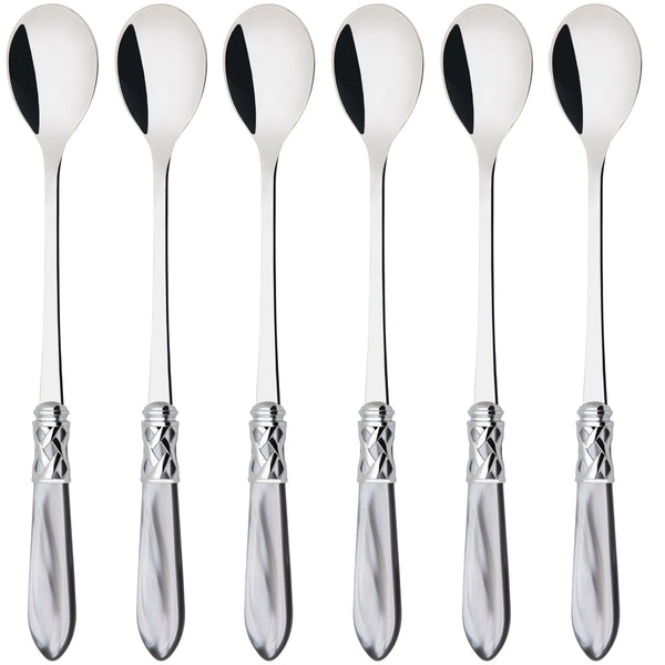 Aladdin Brilliant Ice Tea / Cocktail Spoon Set - Gray-Casa Bugatti USA