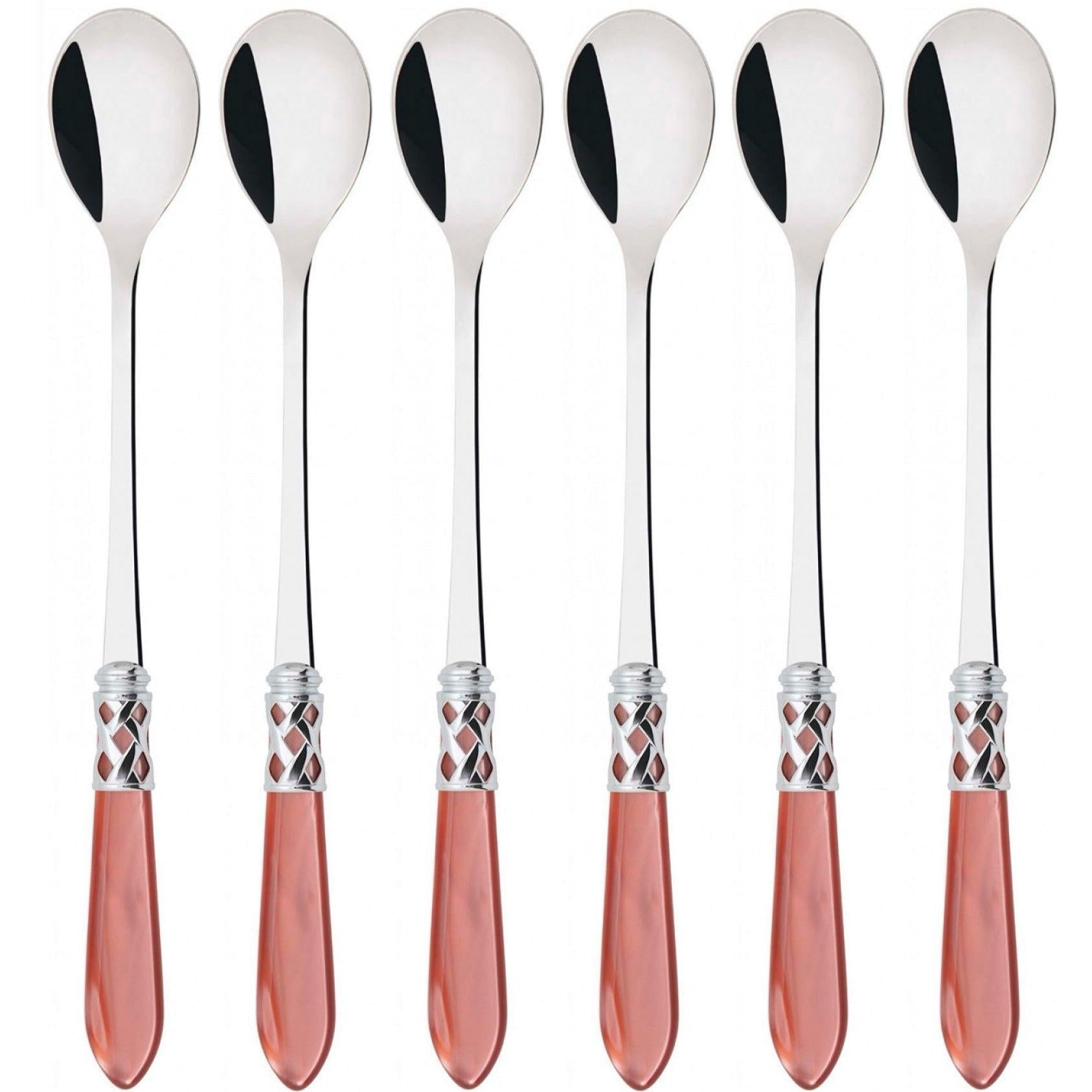 Aladdin Brilliant Ice Tea / Cocktail Spoon Set, Rust — Casa Bugatti