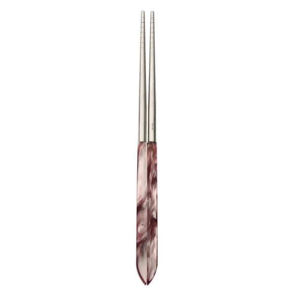 Set OF 2 Chopsticks lilac Acrylic / stainless steel-Casa Bugatti USA