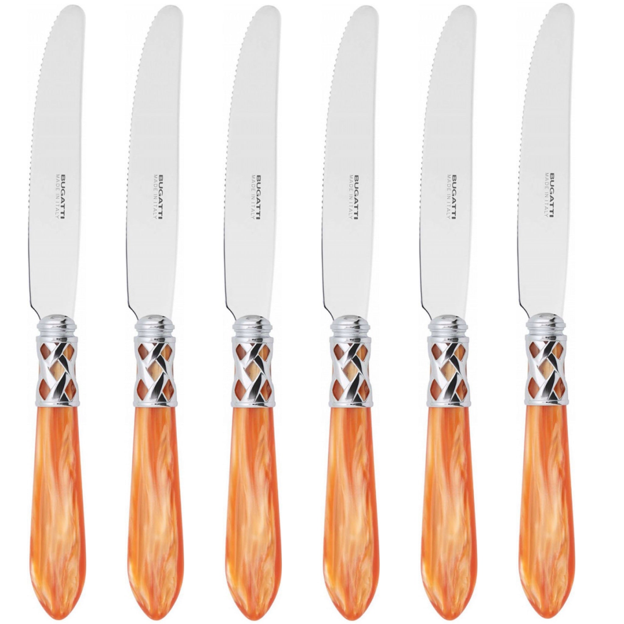 Aladdin Brilliant Fruit Knife Set 17,5 cm (6.89 inch) - Tangerine-Casa Bugatti USA