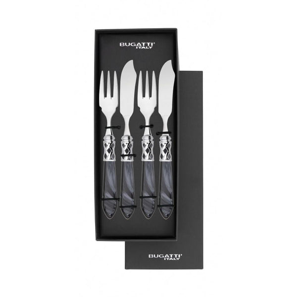 Aladdin Brilliant 12 Piece Fish Set - charcoal