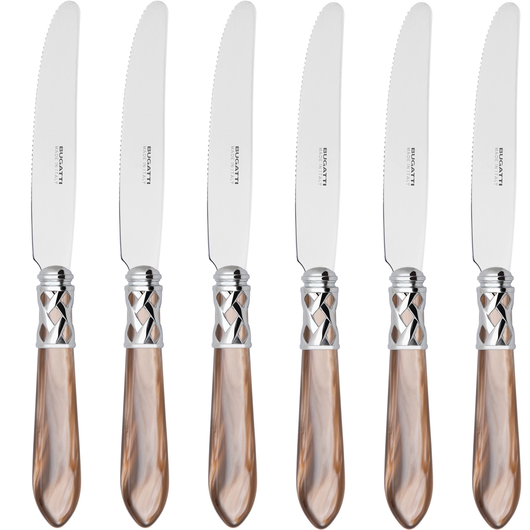 Aladdin Brilliant Fruit Knife Set 17,5 cm (6.89 inch), Taupe — Casa Bugatti