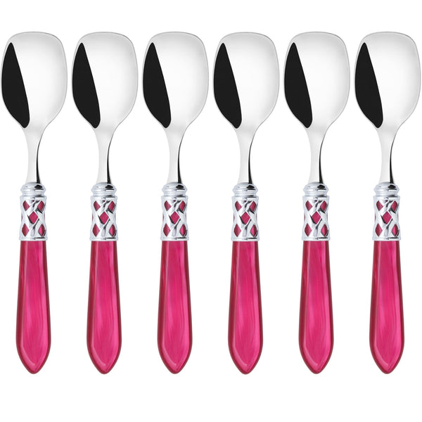 Aladdin Brilliant Ice Cream Spoons Set, Raspberry — Casa Bugatti