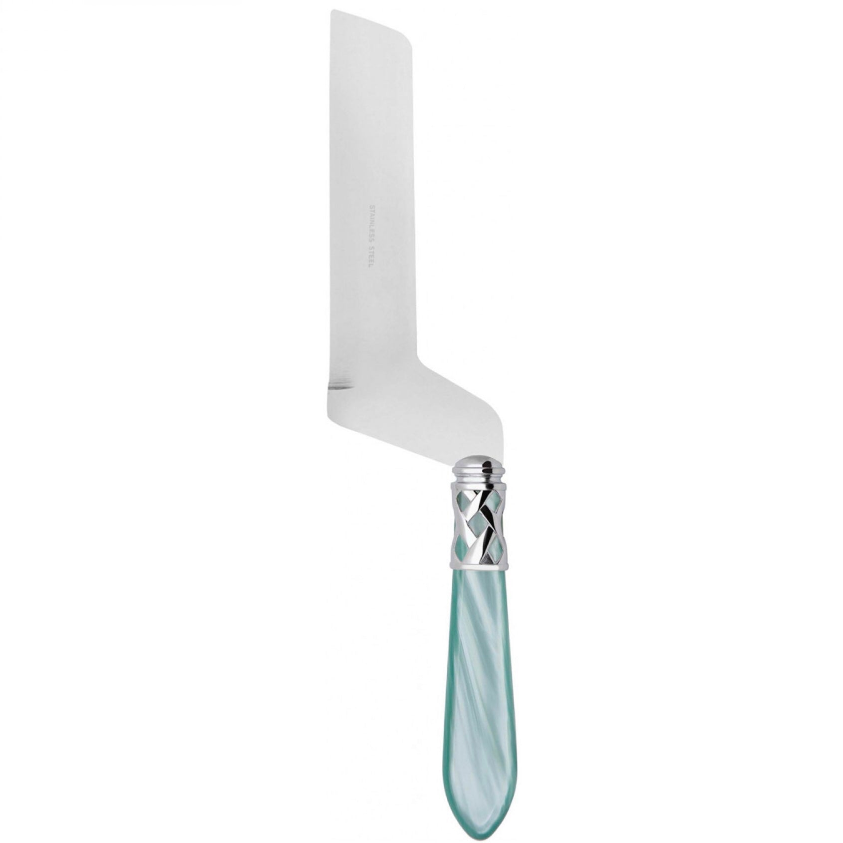 Aladdin Brilliant Soft Cheese Offset Knife, Aqua — Casa Bugatti
