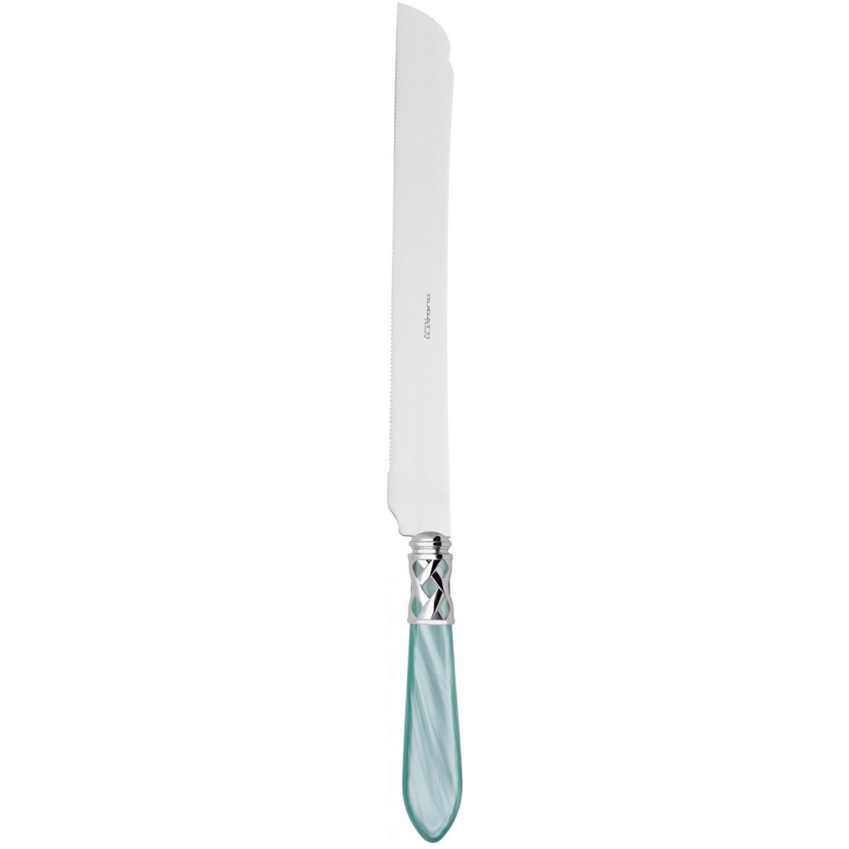 Aladdin Brilliant Long Cake Knife 32 cm (12.60 inch), Aqua — Casa Bugatti