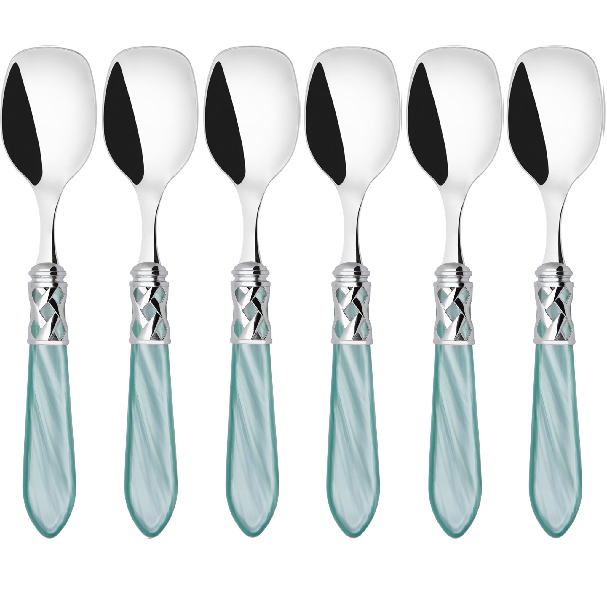Aladdin Brilliant Ice Cream Spoons Set in gift box - Aqua-Casa Bugatti USA