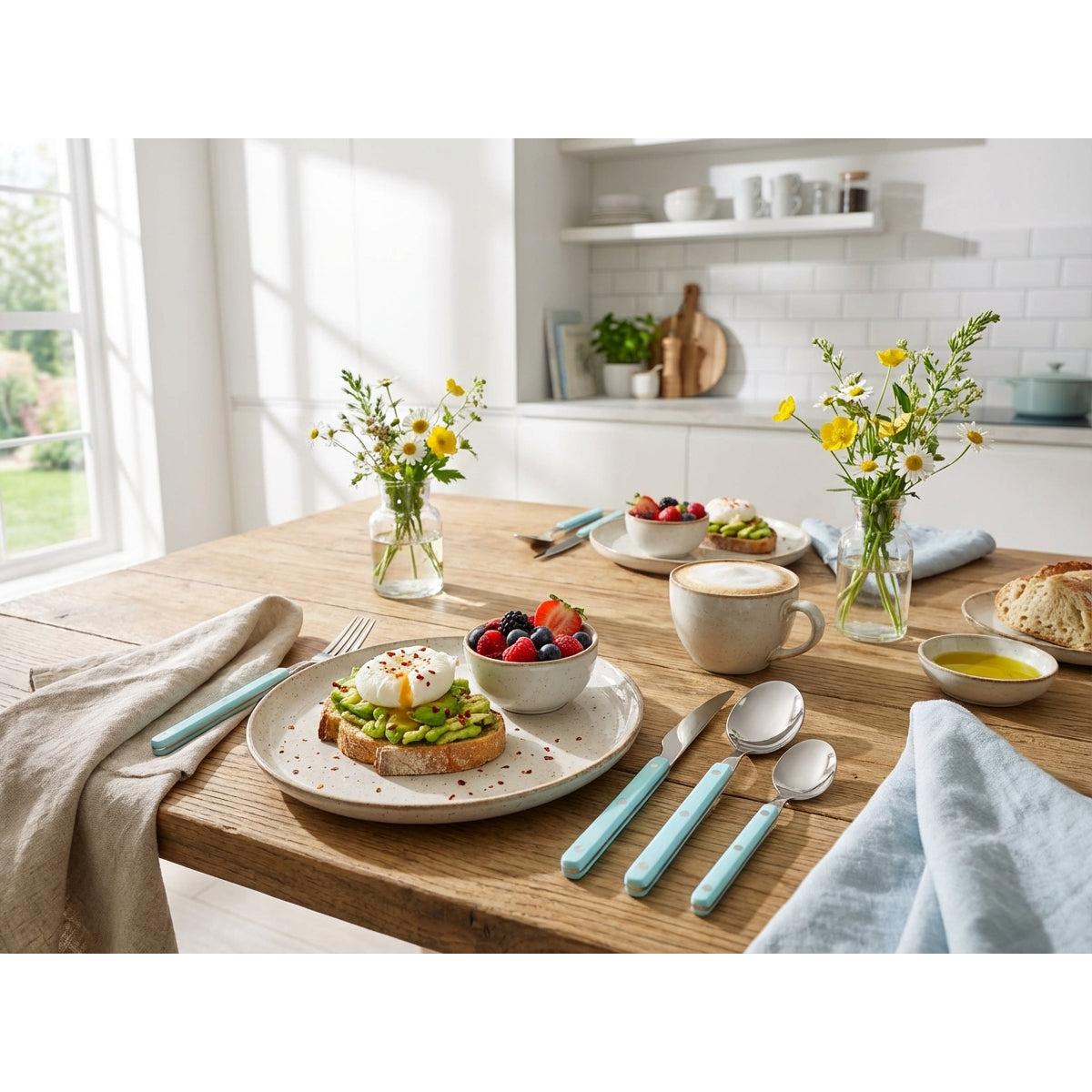 Allegra 5 Piece Place Setting aqua - Marina