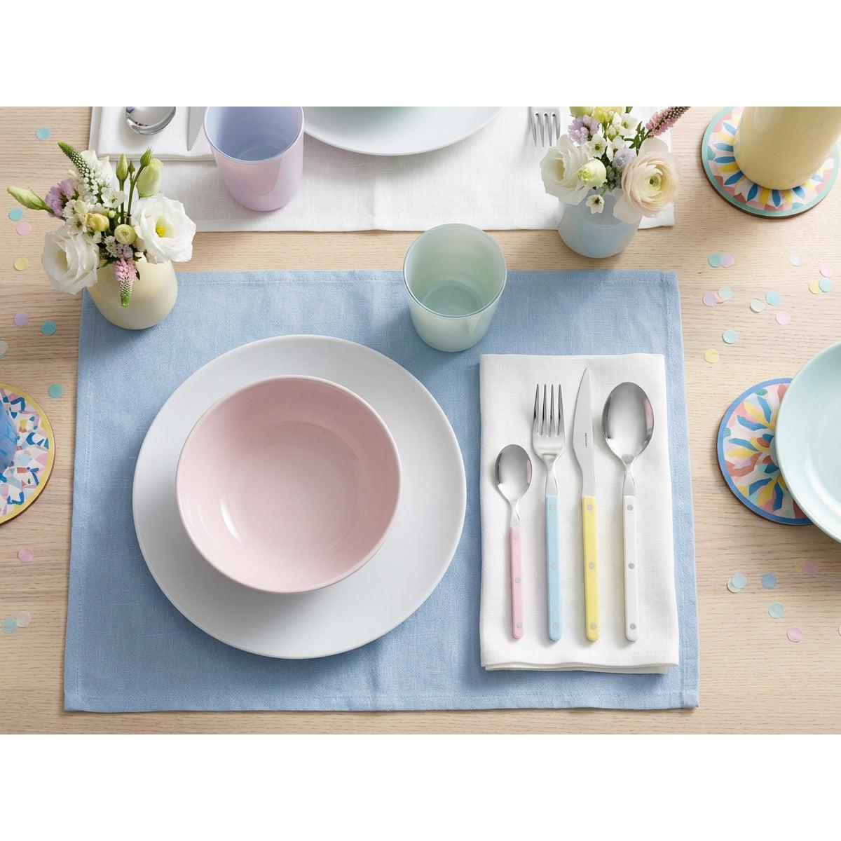 Allegra 5 Piece Place Setting - lotus pink-Casa Bugatti USA