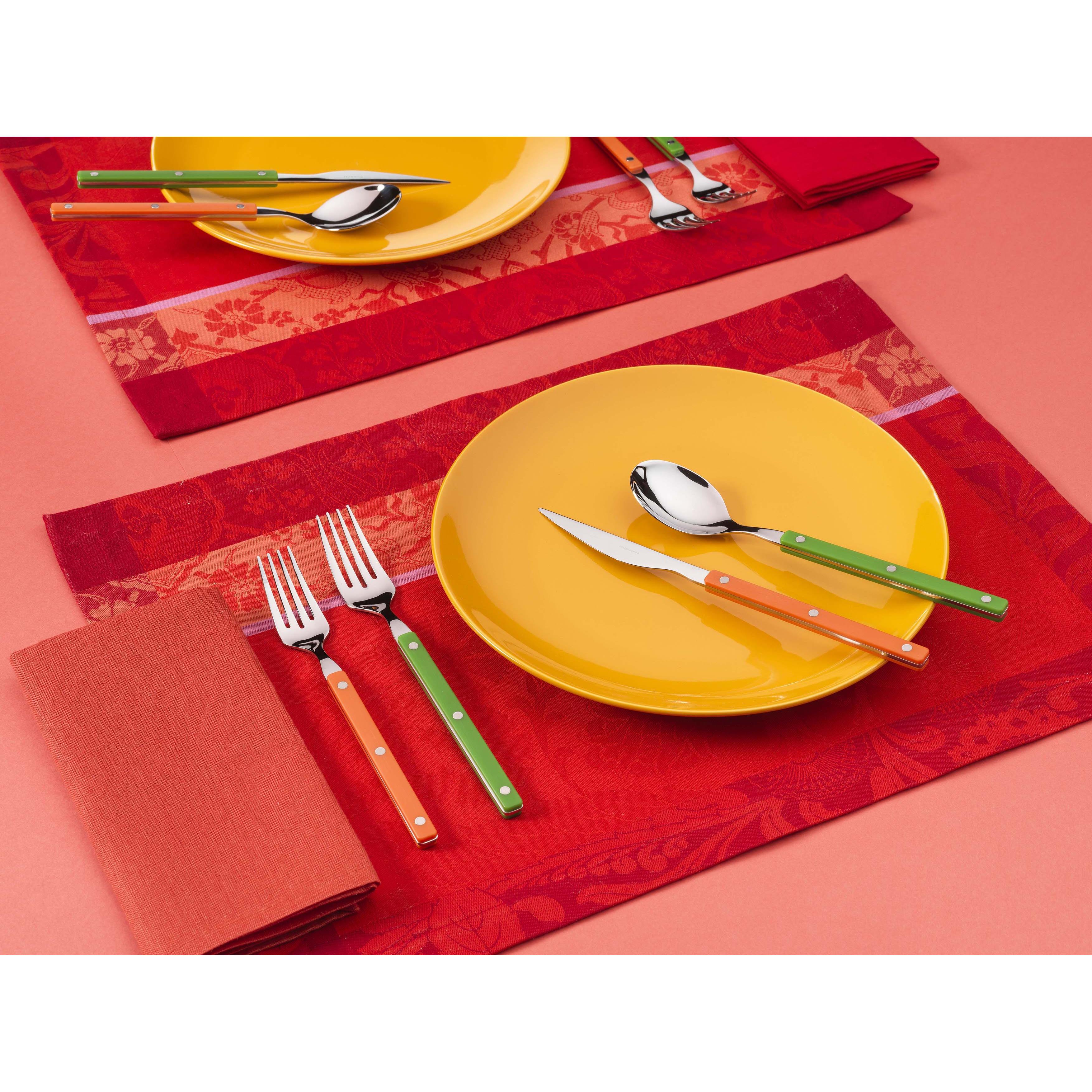 Allegra 5 Piece Place Setting - orange-Casa Bugatti USA