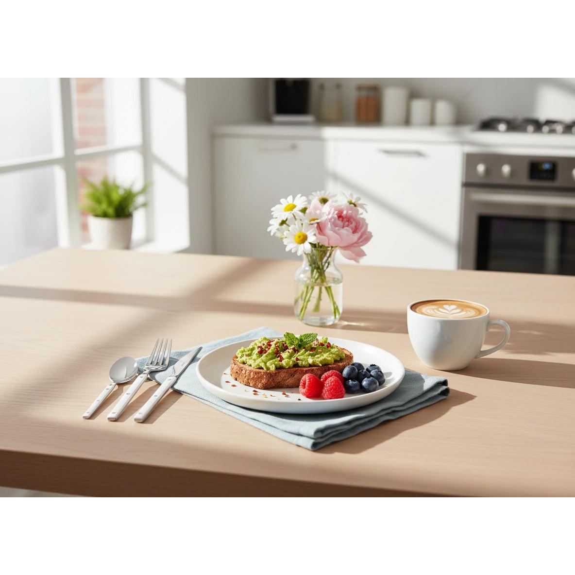 Allegra 5 Piece Place Setting - White