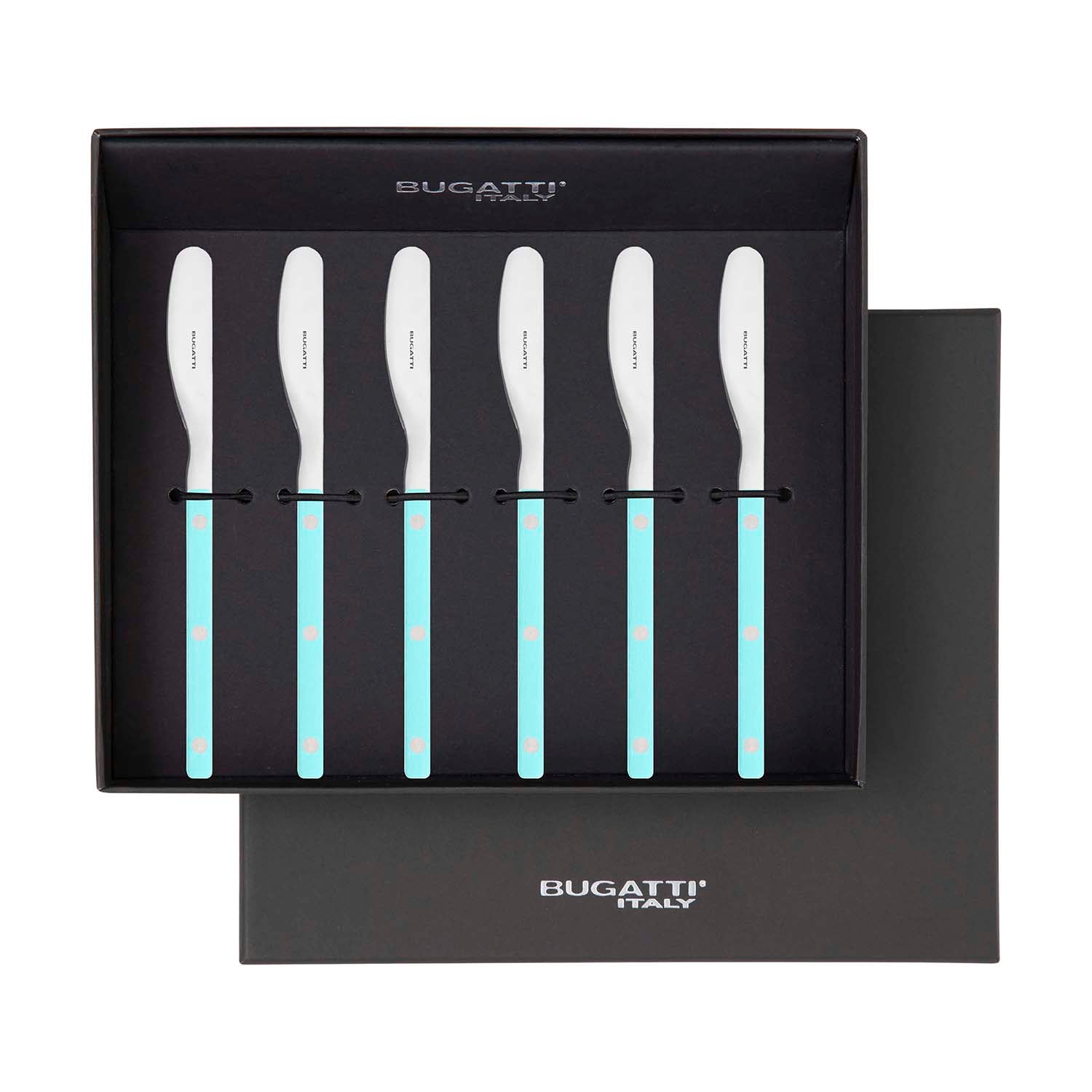 Allegra Butter Knife Set acqua marina
