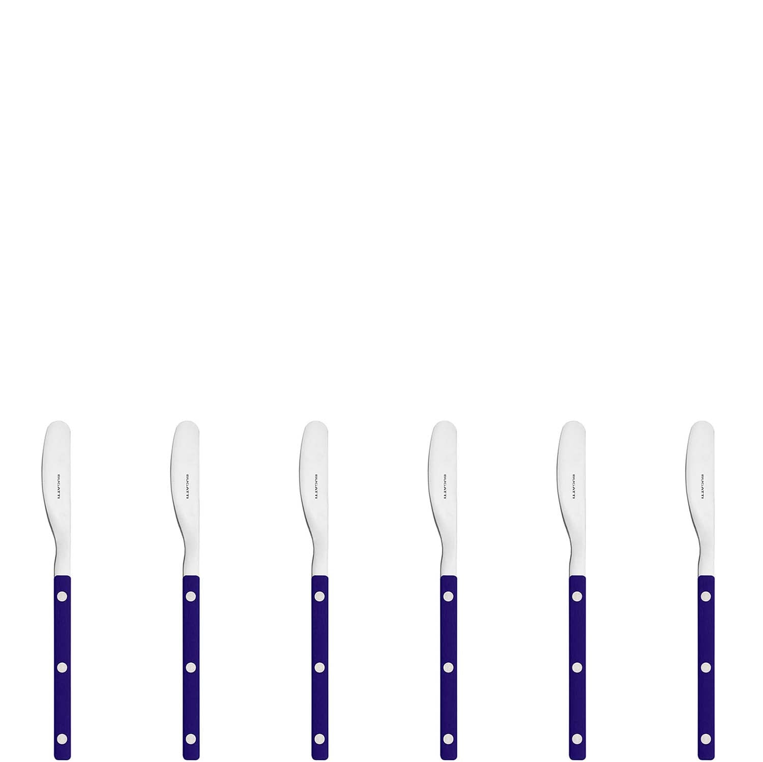 Allegra Butter Knife Set - blueberry-Casa Bugatti USA