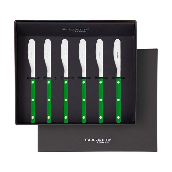 Allegra Butter Knife Set - Foliage Green