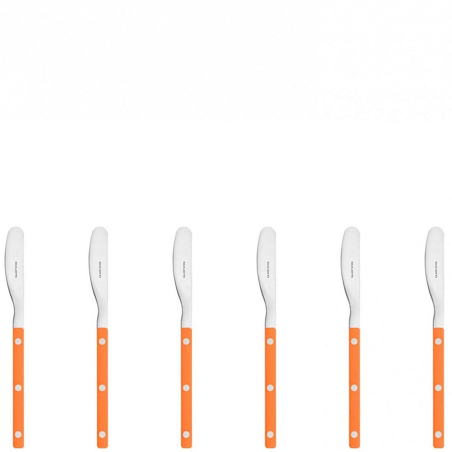 Allegra Butter Knife Set - orange-Casa Bugatti USA