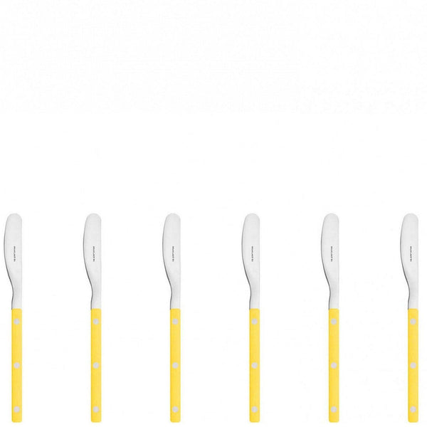 Allegra Butter Knife Set - Bright Yellow