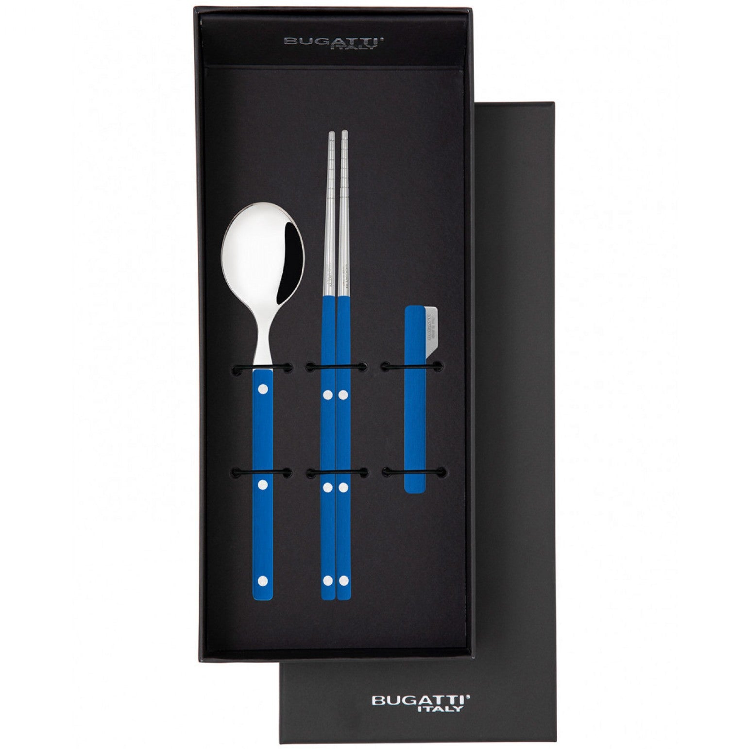 Allegra Chopsticks Set for 1 - Mid Blue