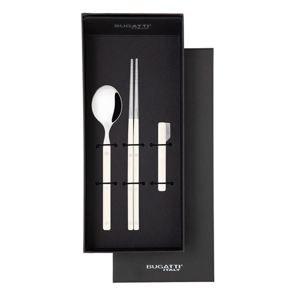 Allegra Chopsticks Set for 1 - Ivory