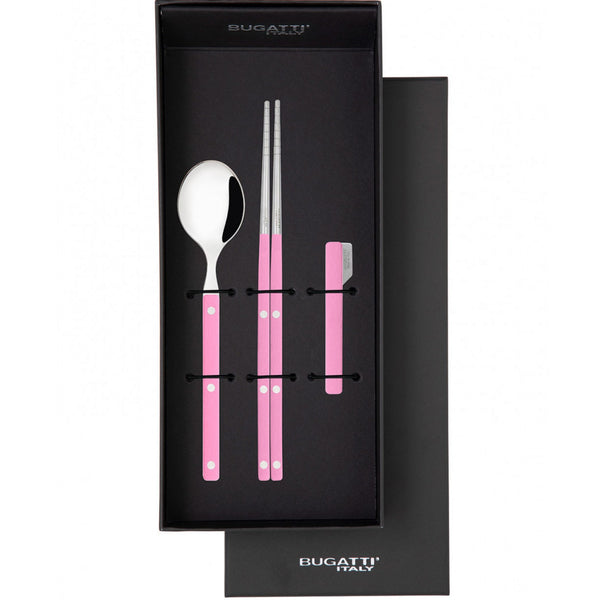 Allegra Chopsticks Set for 1 - Hot Pink