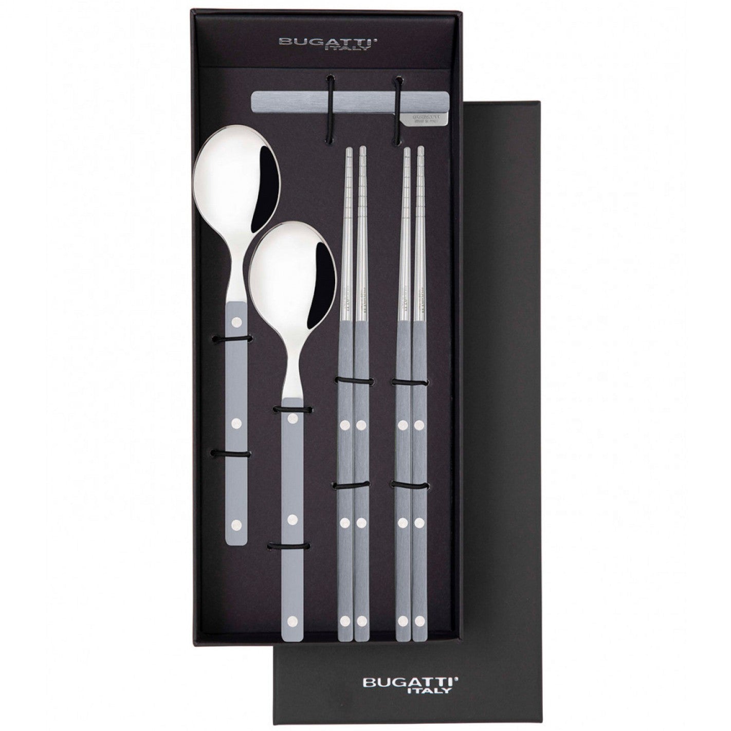 Allegra Chopsticks Set for 2 - Gray