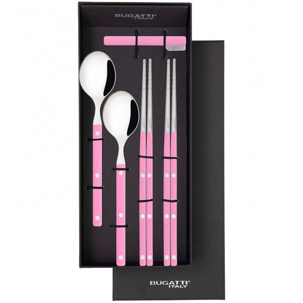 Allegra Chopsticks Set for 2 - Hot Pink