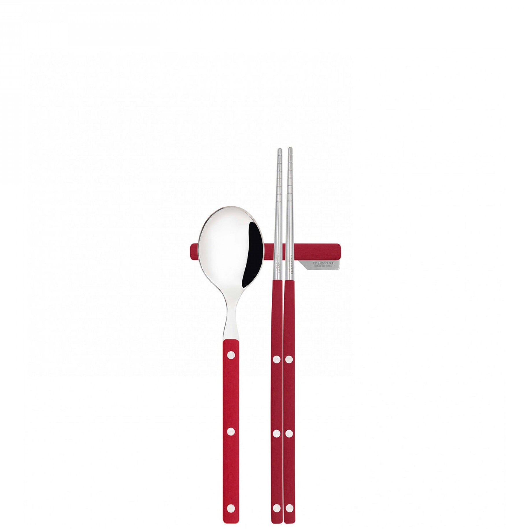 Allegra Chopsticks Set for 2 - red-Casa Bugatti USA