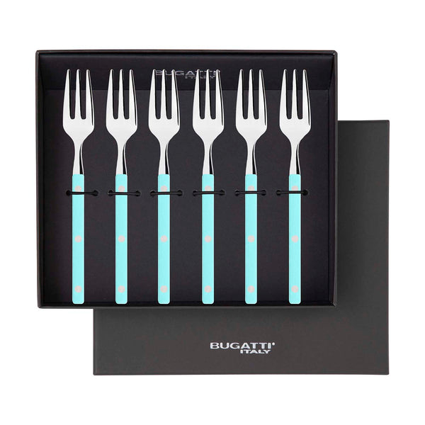 Allegra Cocktail / Cake Fork Set acqua - Marina