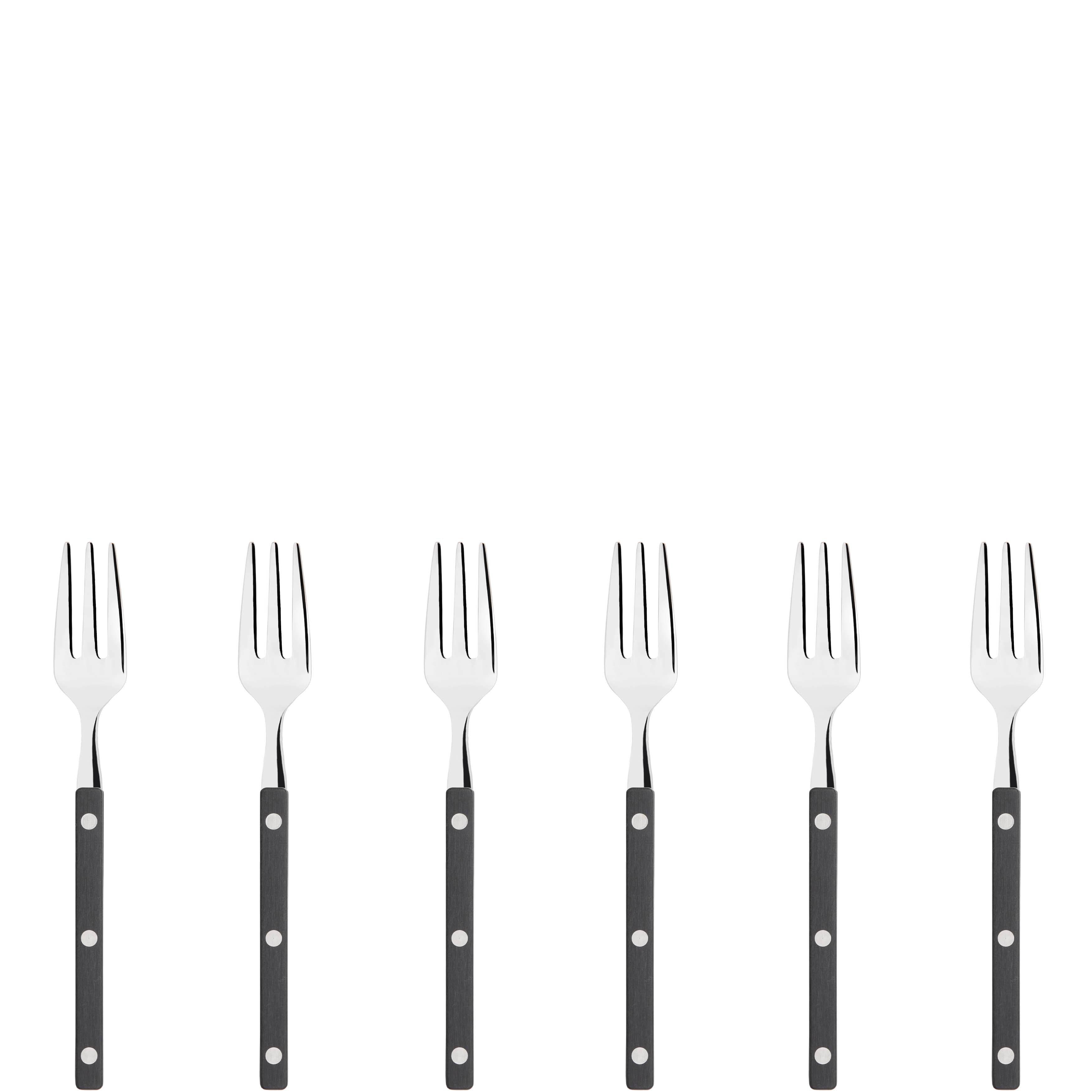 Allegra Cocktail / Cake Fork Set black