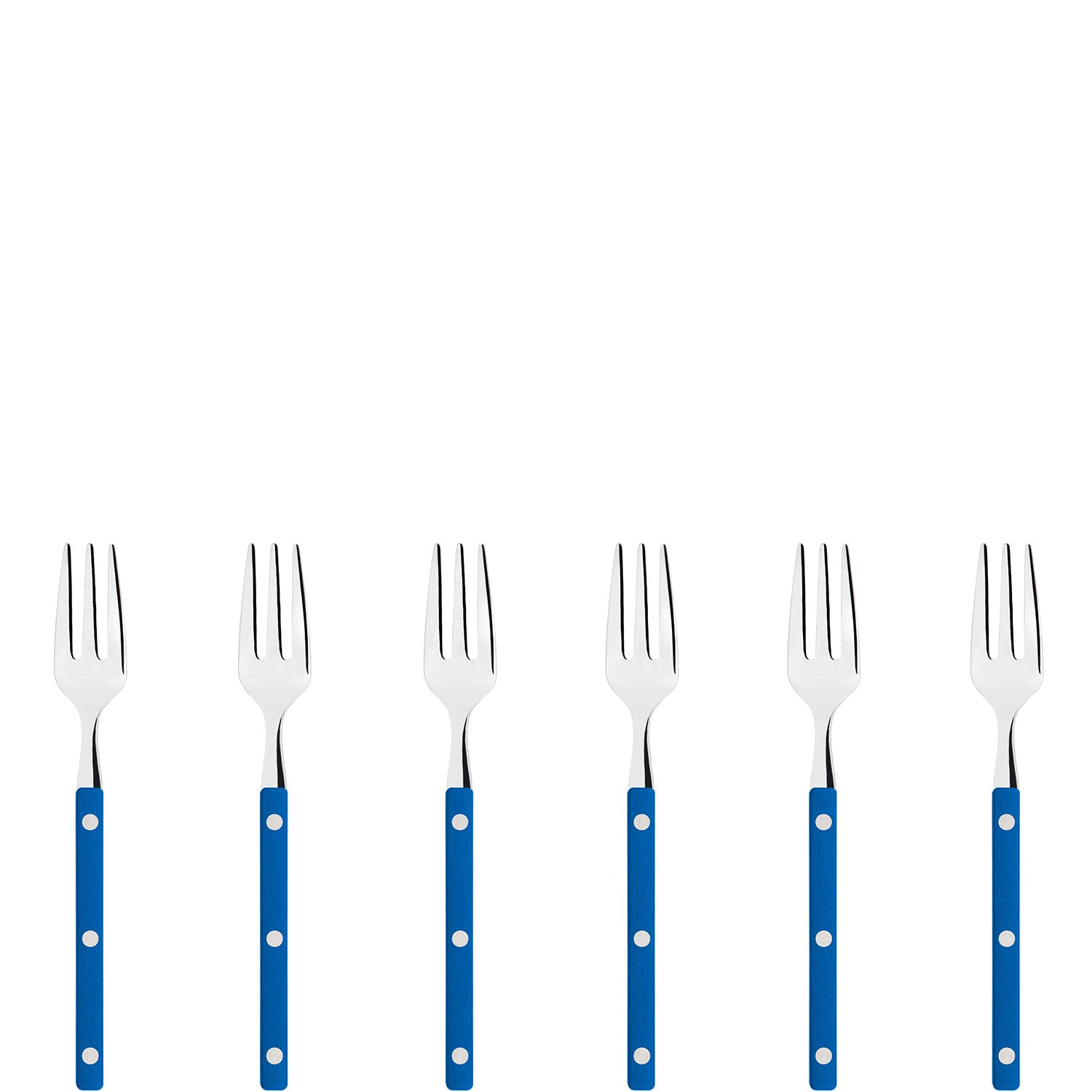 Allegra Cocktail / Cake Fork Set - blue-Casa Bugatti USA
