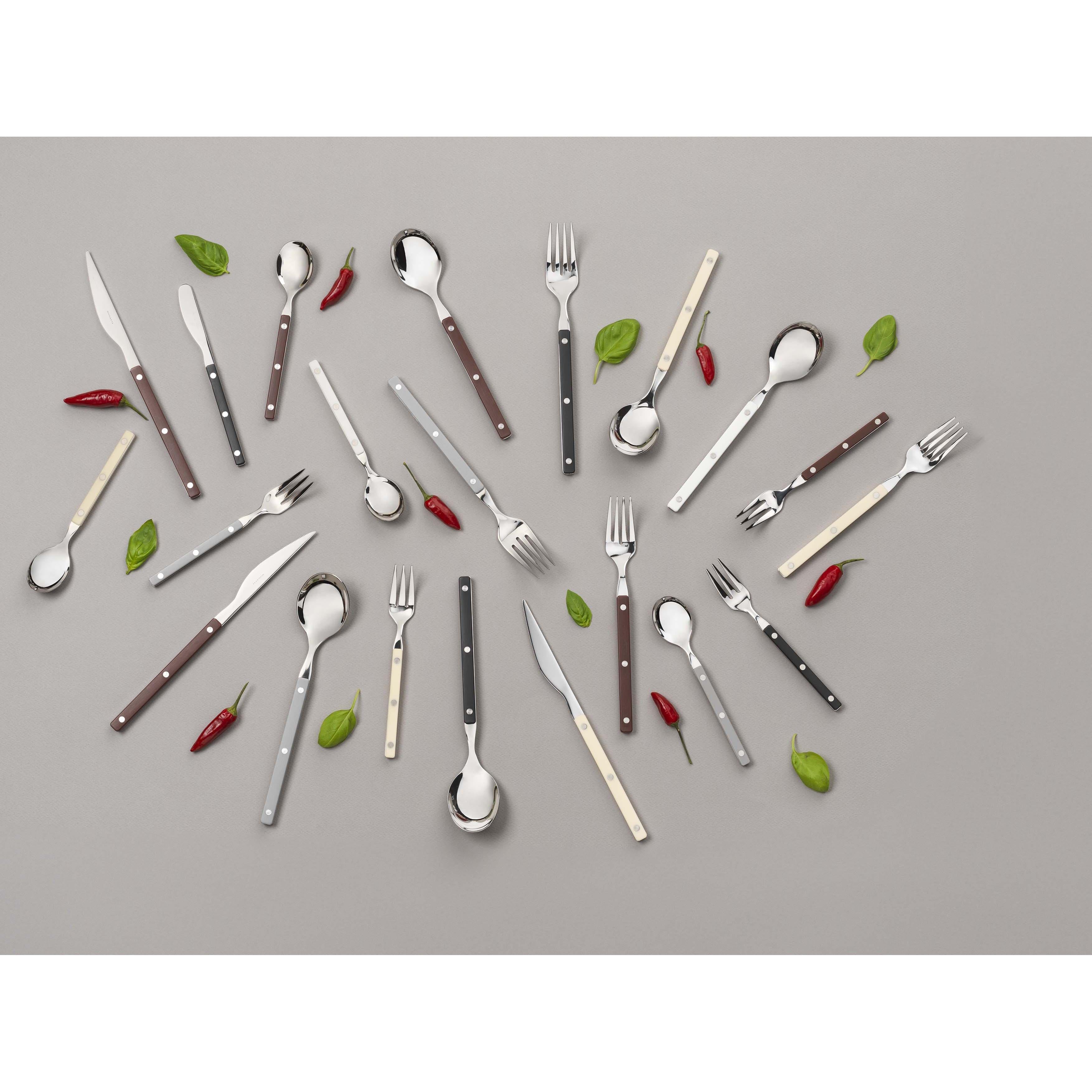 Allegra Cocktail / Cake Fork Set - brown-Casa Bugatti USA