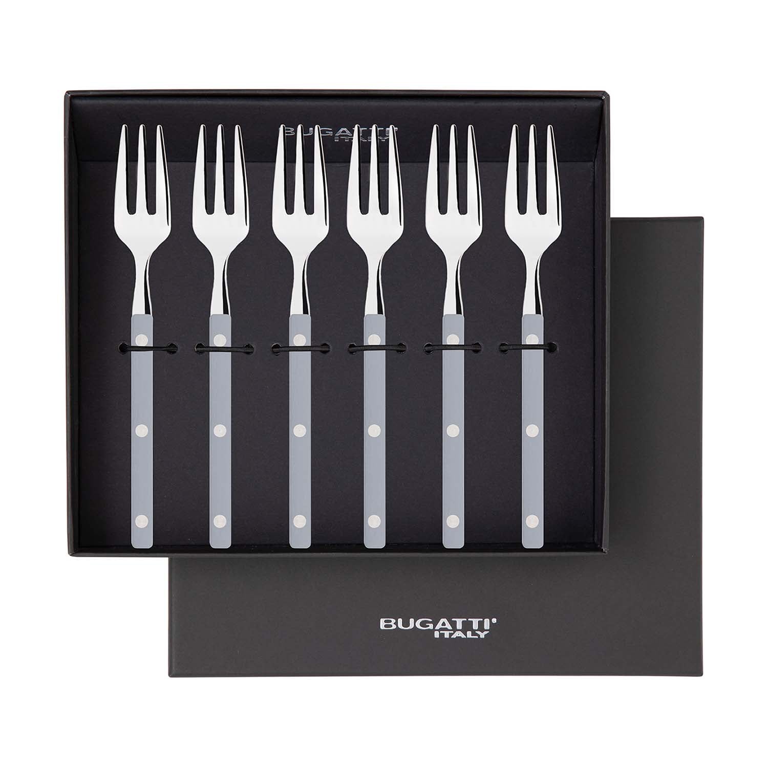 Allegra Cocktail / Cake Fork Set gray