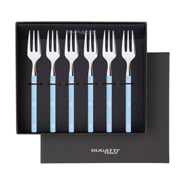 Allegra Cocktail / Cake Fork Set - Light Blue