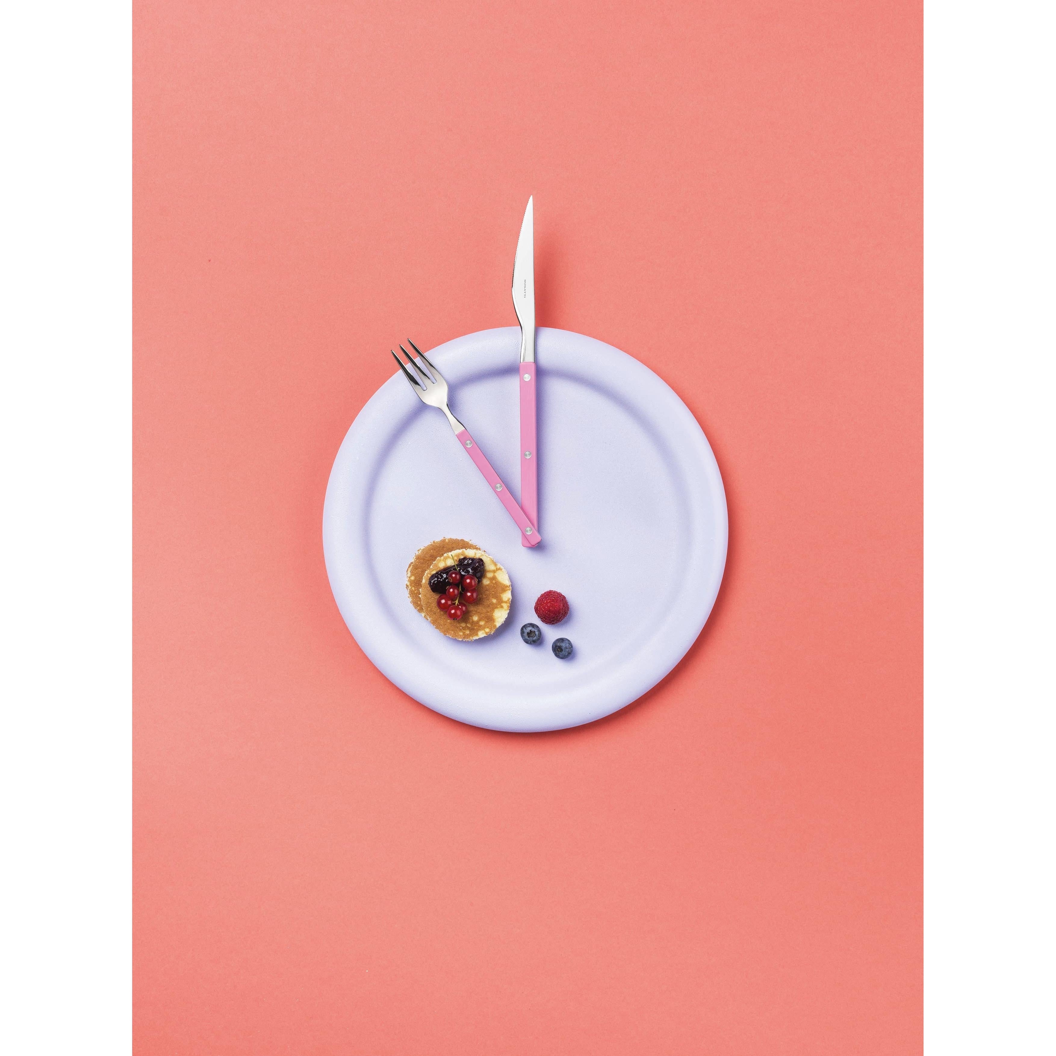 Allegra Cocktail / Cake Fork Set - Lotus Pink