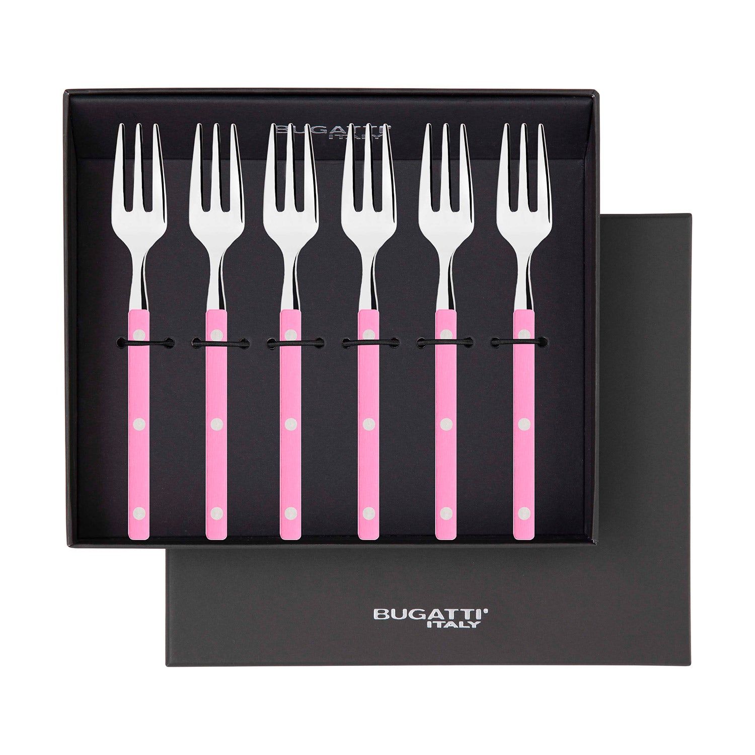 Allegra Cocktail / Cake Fork Set pink