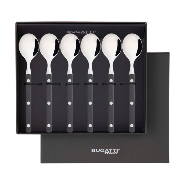 Allegra Coffee Spoon Set - Black