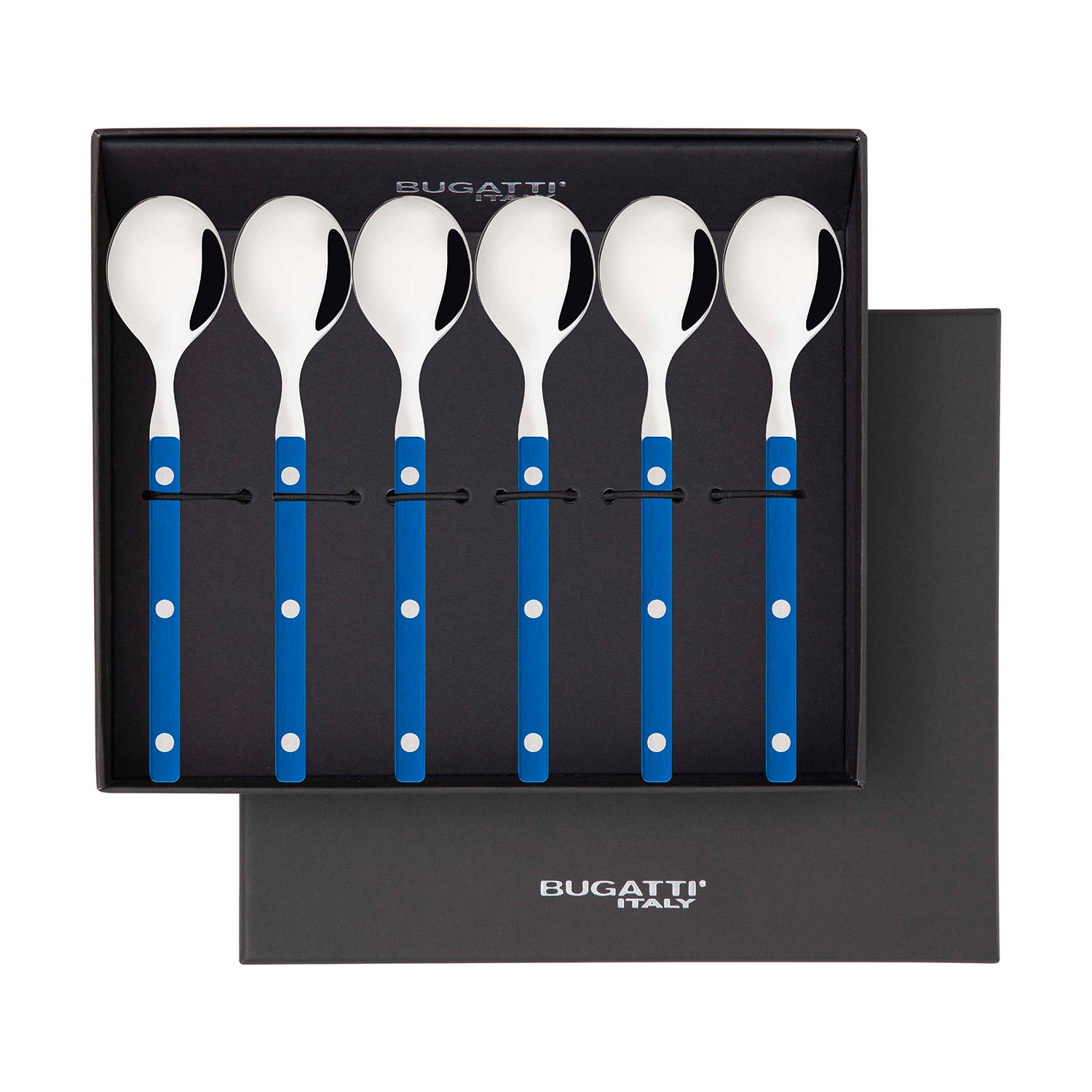 Allegra Coffee Spoon Set - Mid Blue-Casa Bugatti USA