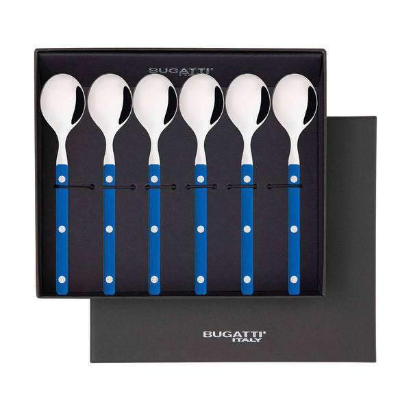 Allegra Coffee Spoon Set - Mid Blue