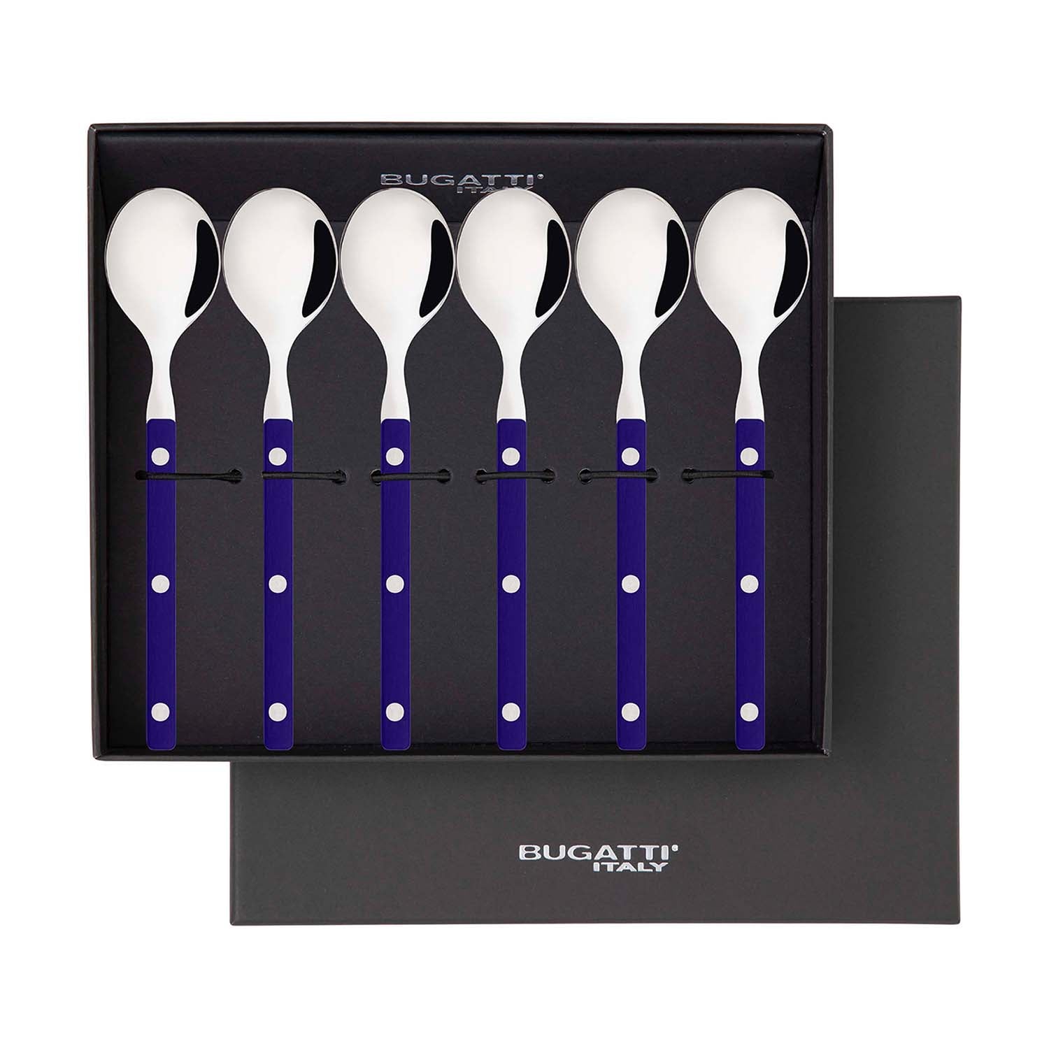 Allegra Coffee Spoon Set - Blueberry-Casa Bugatti USA