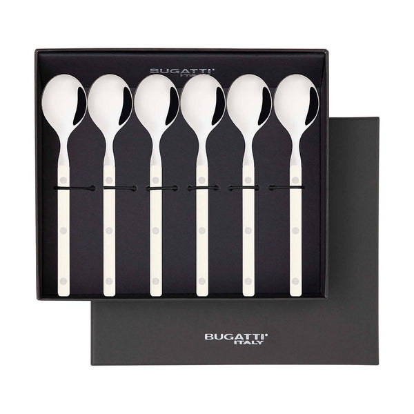 Allegra Coffee Spoon Set - Ivory