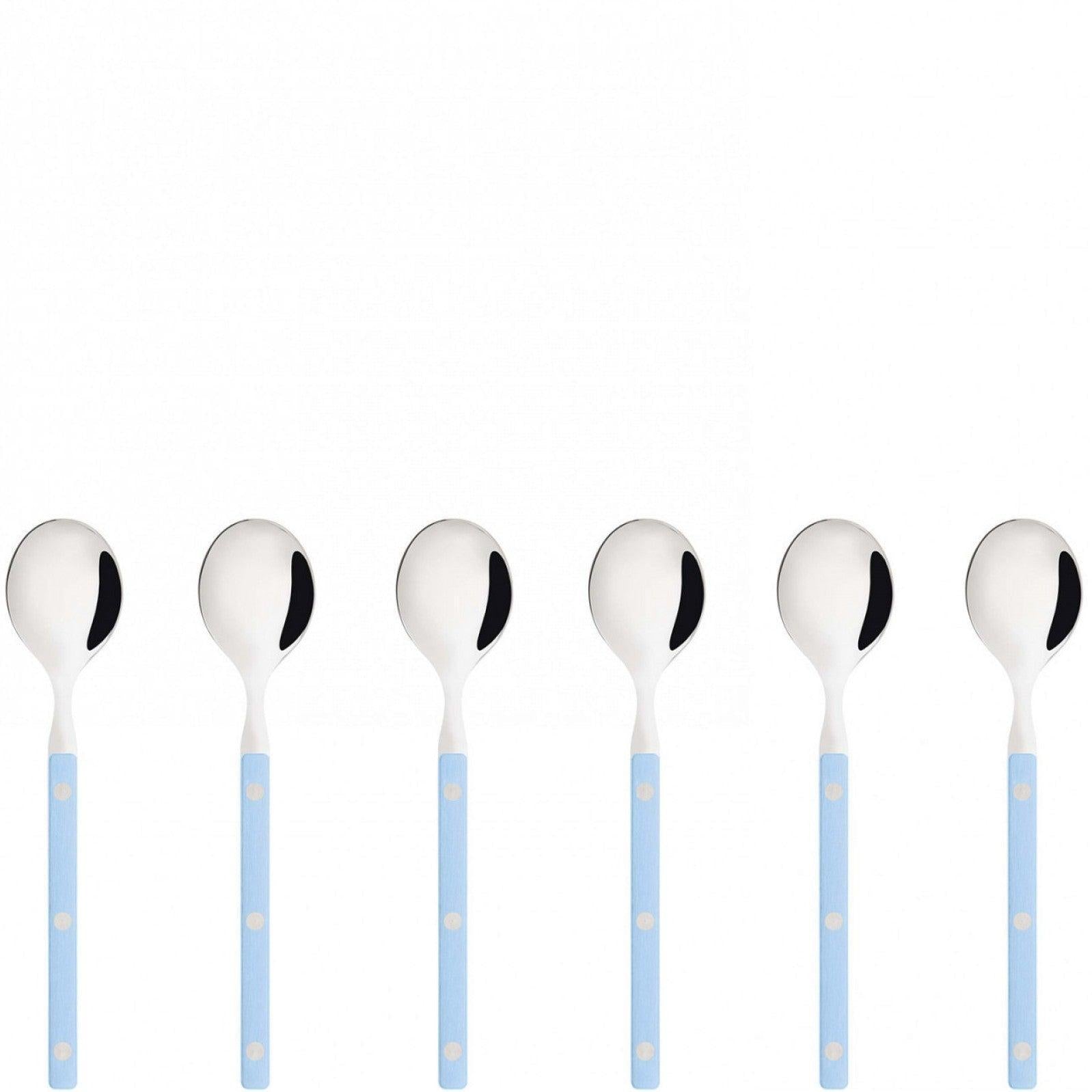 Allegra Coffee Spoon Set light - blue-Casa Bugatti USA