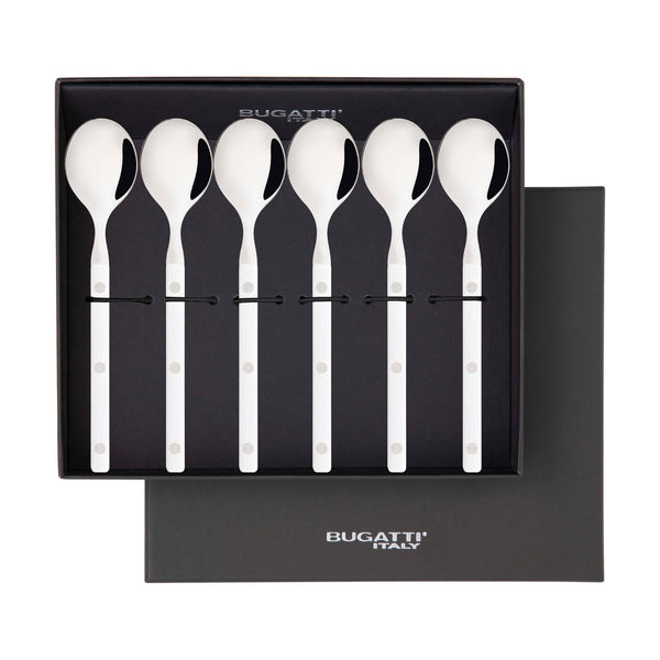 Allegra Coffee Spoon Set - White