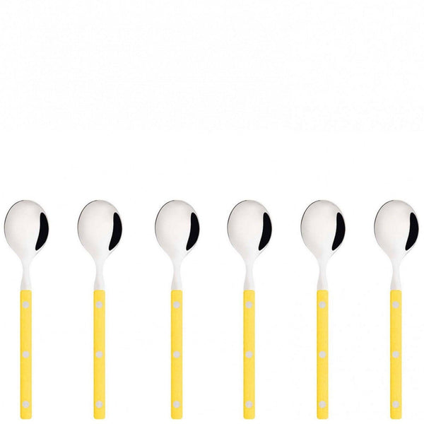 Allegra Coffee Spoon Set - Bright Yellow